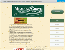 Tablet Screenshot of meadowgrove.org